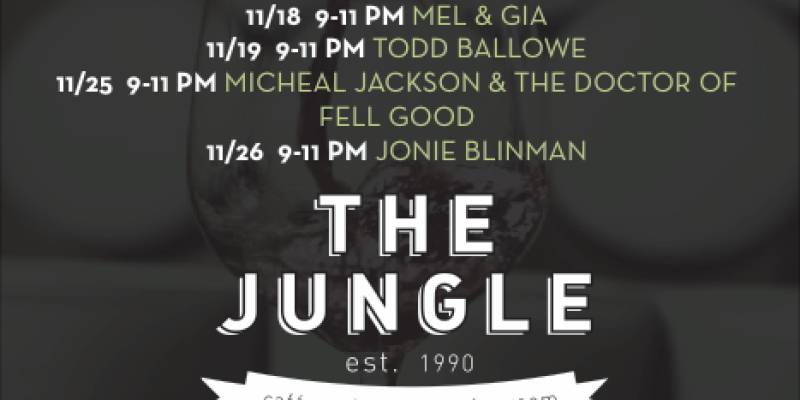 Live Music at The Jungle - Fridays & Saturdays