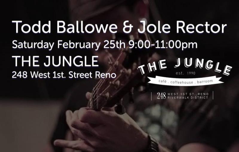 Todd Ballowe & Jole Rextor LIVE at The Jungle