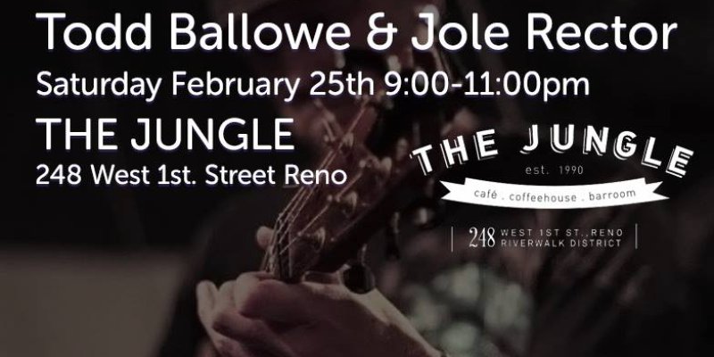 Todd Ballowe & Jole Rextor LIVE at The Jungle