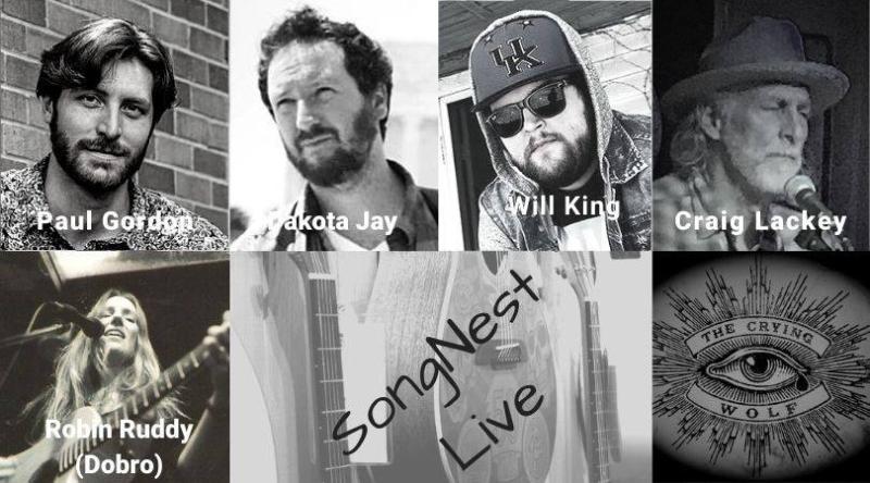 SongNest presents Craig Lackey and friends, Tuesday January 7th, 2020, Ft. Paul Gordon