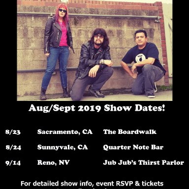 Aug/Sept Shows