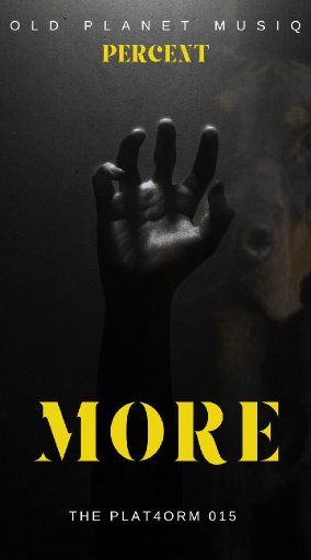 Black & Yellow New Dark Modern Trendy Music Album Cover