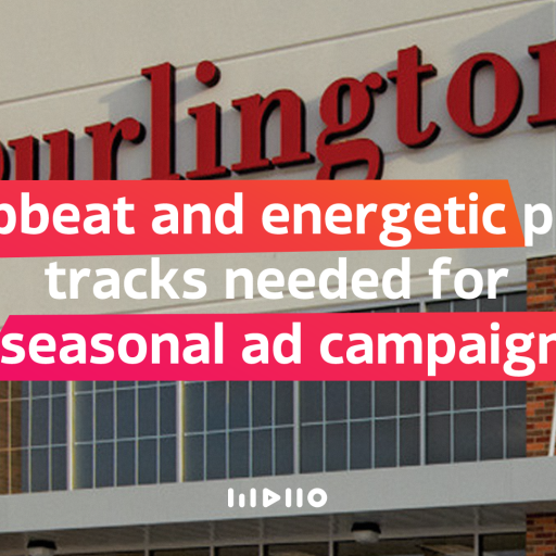 Upbeat & Energetic Pop tracks needed for Seasonal Ad Campaign
