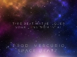 Type Beat Matué - Quer Voar - Instrumental 